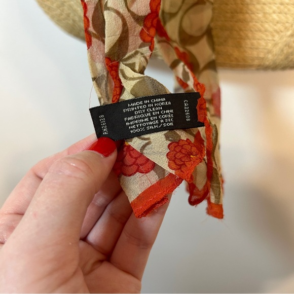 Coach Straw Tote - Picture 3 of 15